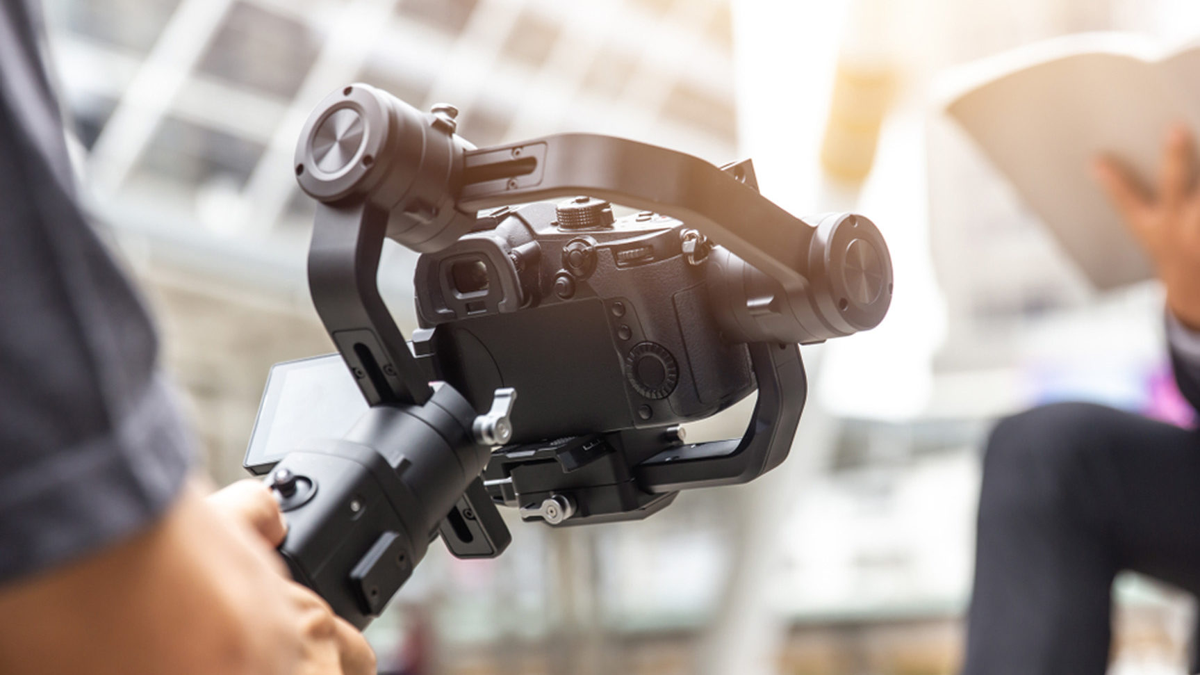 Image showing a Camera on Gimbal from the SmartCuts Creative Agency studio in Lausanne and Geneva, Switzerland for the purposes of creative communication.